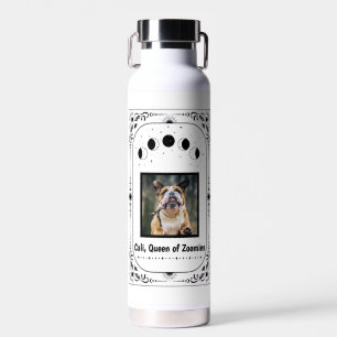 Personalize Dog Lover Funny Keepsake Photo Mom Dad Water Bottle