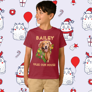 Personalize Dog’s Name and Photo T-Shirt
