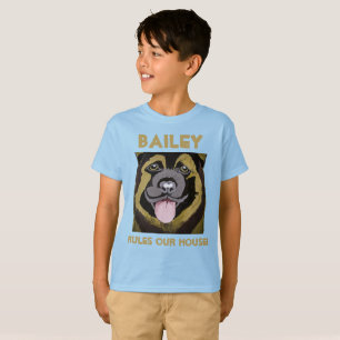 Personalize Dog’s Name and Photo  T-Shirt