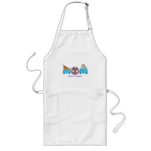 Personalize Doggie Mom Long Apron