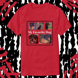 Personalize Dogs Create Your Own 5-place  T-Shirt