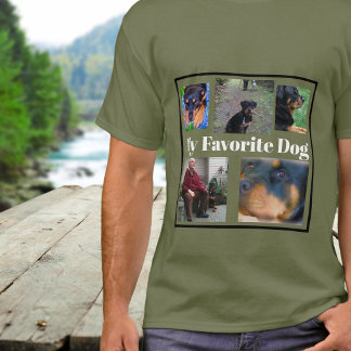 Personalize Dogs Create Your Own 5-place T-Shirt