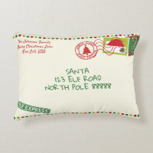 Personalize Dots Santa Letter Christmas