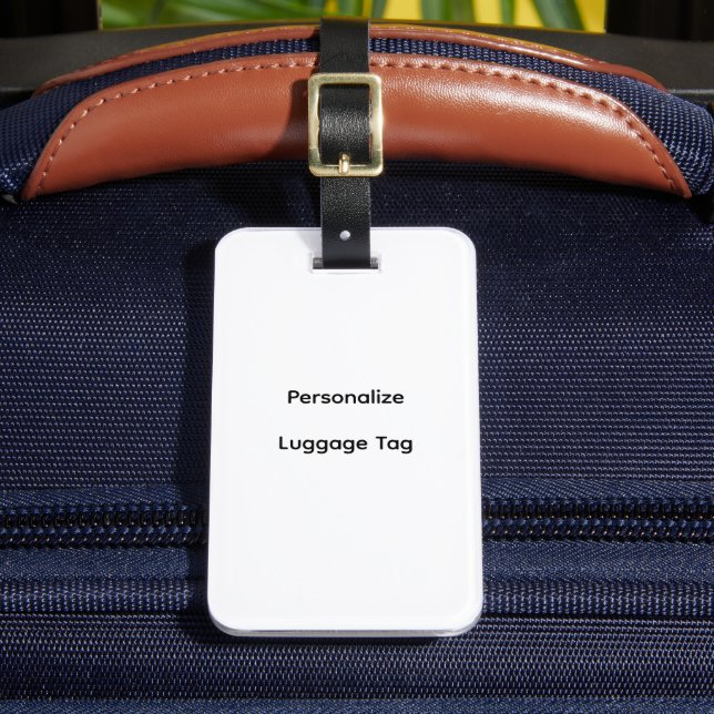 Personalize Double Side Luggage Tag (Front Insitu 2)