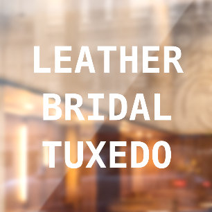 Personalize Dry Cleaners Services Front Window Cling