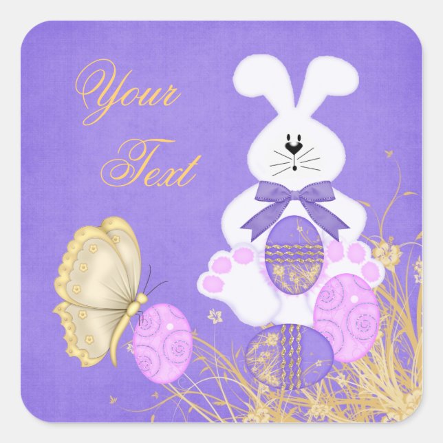 Personalize Easter Sticker (Front)
