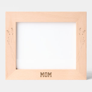 Personalize Elegant Floral Mom Engraved Frames