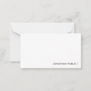 Personalize Elegant Modern Simple Design Template