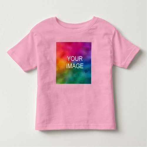 Personalize Elegant Pink Color Trendy Template Toddler T_shirt