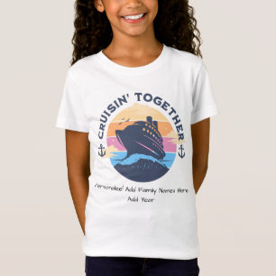 Personalize  Family SUNSET Cruising  T-Shirt