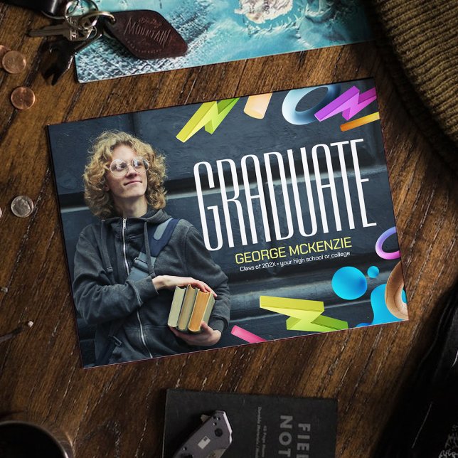 Personalize fancy graduation announcement (Creator Uploaded)