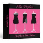 Personalize fashion designer 3 ring binder