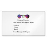 Personalize Fashion Eyewear Sunglasses Vendors Business Card Magnet