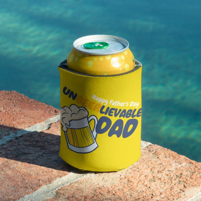 Personalize Father's Day | Unbeerlievable Dad Can Cooler (In Situ Pool)