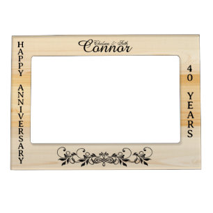Personalize Faux Wood Frame