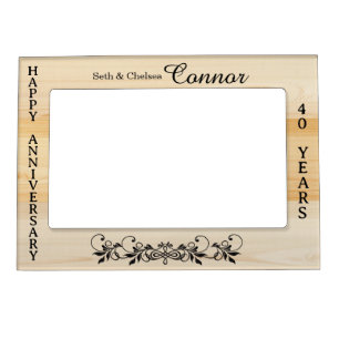 Personalize Faux Wood Frame