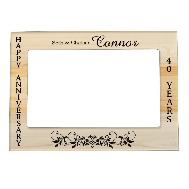 Personalize Faux Wood Frame (Front)