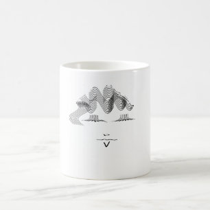 Personalize Female Caricature Face Coffee Mug