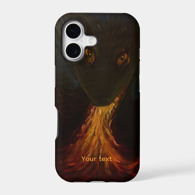 Personalize Fire Dragon art  Case-Mate iPhone Case (Back)