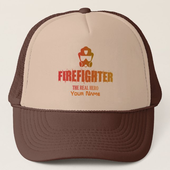 Personalize Firefighters Hats (Front)