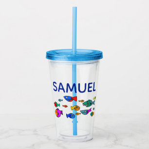 Personalize Fish Tumbler Cup