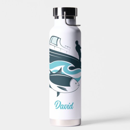 Personalize Fishermen Water Bottle