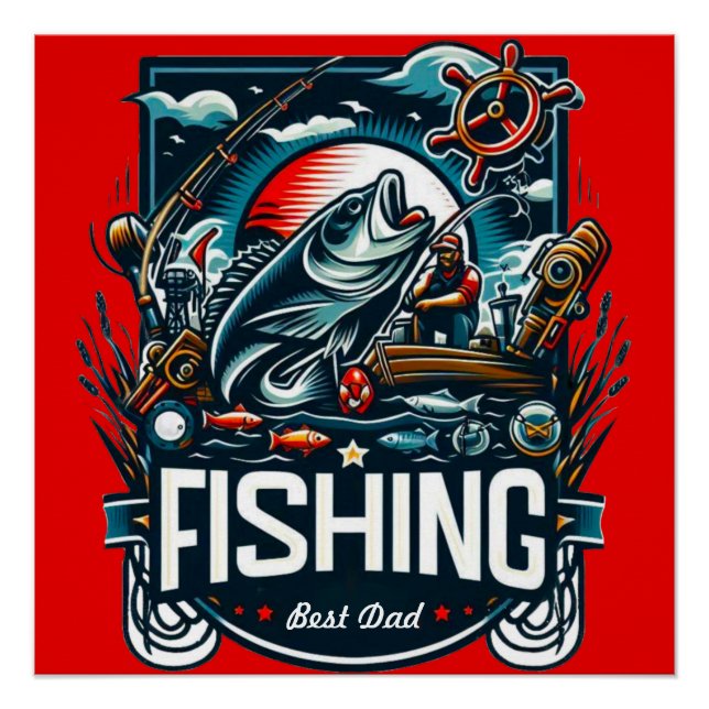 Personalize fishing poster (Front)