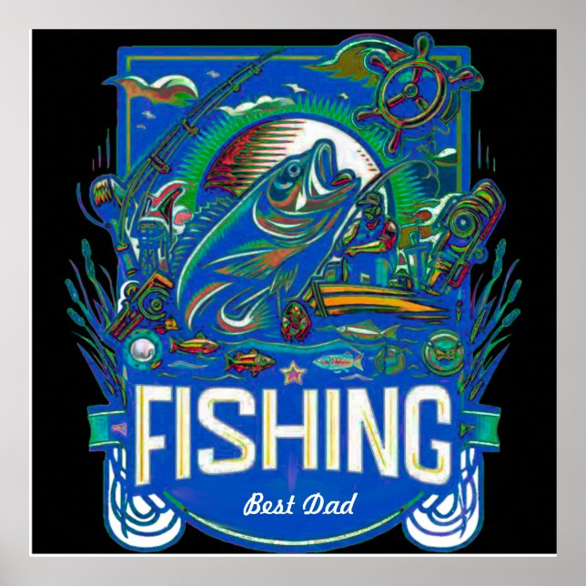 Personalize fishing poster (Front)