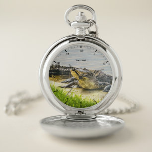 Personalize Florida gator Pocket Watch