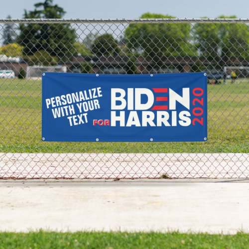 Personalize For BidenHarris 2020 Vinyl sign Banner