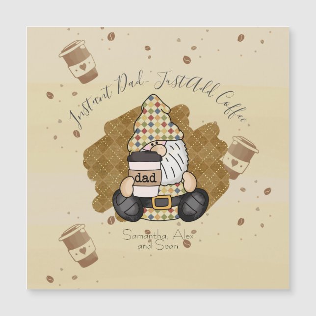 Personalize for Coffee Lover Dad | Vintage (Front)