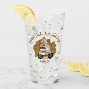Personalize for Coffee Lover Dad Vintage Glass