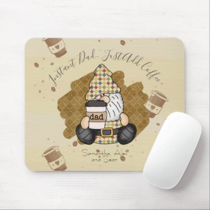 Personalize for Coffee Lover Dad Vintage Mouse Pad