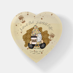 Personalize for Coffee Lover Dad Vintage Paperweight