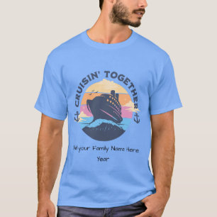 Personalize for Family Cruise BLUE Personalize T-Shirt