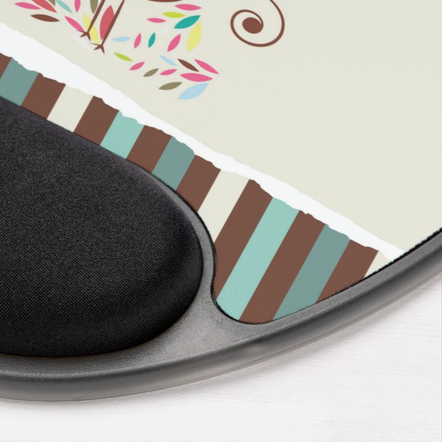 Personalize, From Group, Happy Nurses Day, Bird Gel Mouse Pad (Right Side)