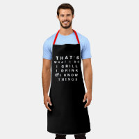 Personalize Funny Grill Baker's Chef Mens Womens