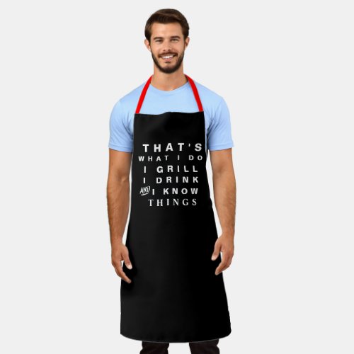 Personalize Funny Grill Bakers Chef Mens Womens  Apron