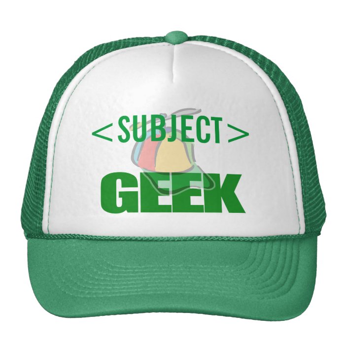 Personalize GEEK Design, <SUBJECT> Hats