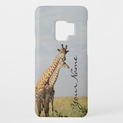 Personalize! Giraffe Family Samsung Galaxy Case