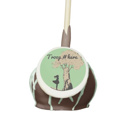 Personalize Girl Scout Cake Pop