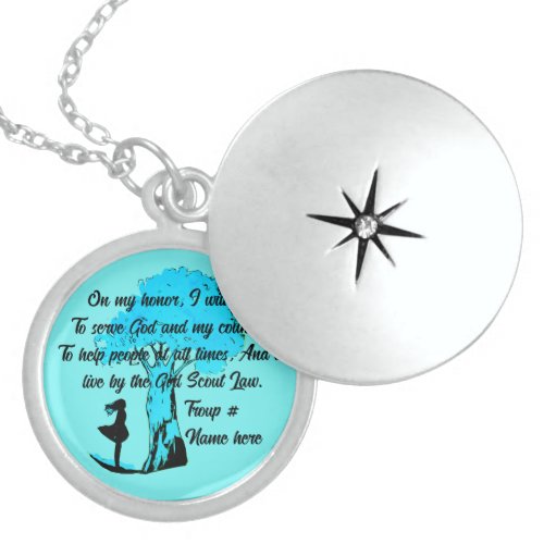 Personalize Girl Scout Necklace