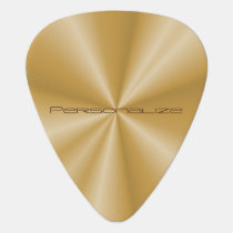 Personalize Gold Metallic Print 🎸 Guitar Pick Personalize Gold Metallic Print 🎸 Guitar Pick