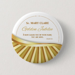 Personalize, Golden Jubilee of Religious Life, Button