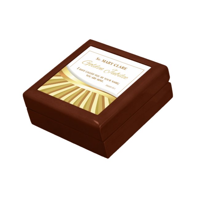Personalize, Golden Jubilee of Religious Life Gift Box (Side)