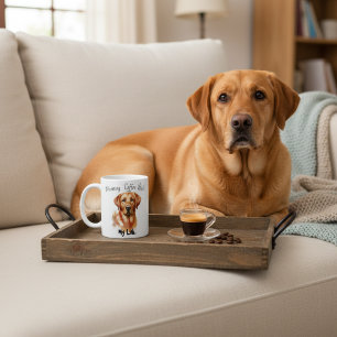 Personalize Golden Lab. Mug