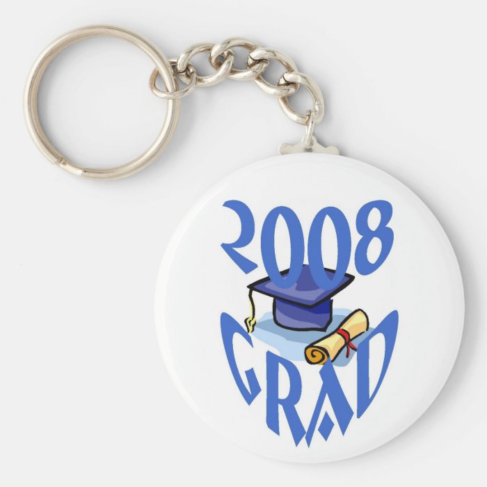 Personalize Graduation 2008 Key Chain Keychain