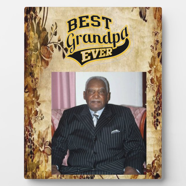 Personalize Grandpa Plaque (Front)