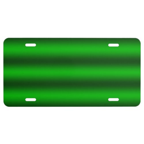 Personalize _ Green ombre gradient background License Plate