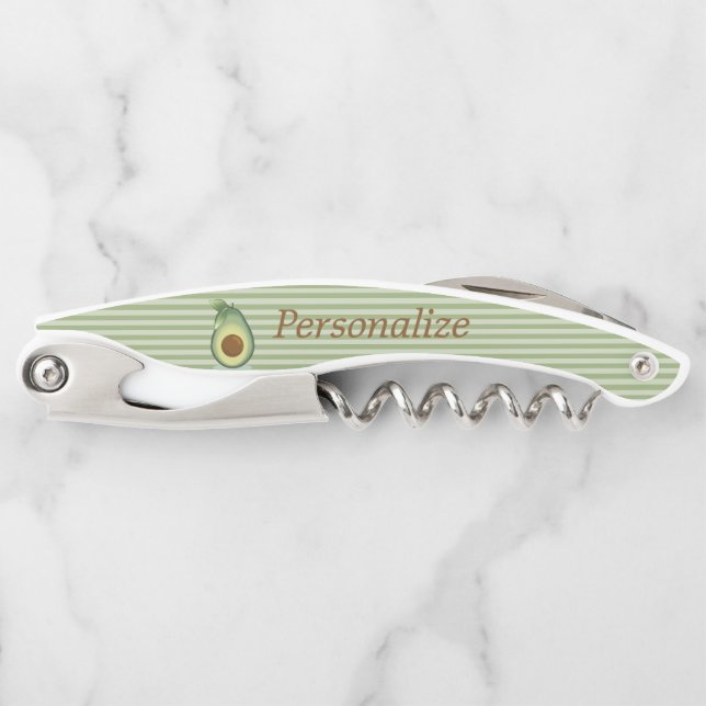 Personalize Guacamole Design Waiter's Corkscrew (Front)